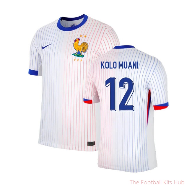 2024-2025 France Away Shirt (Kolo Muani 12)-unisoccer store